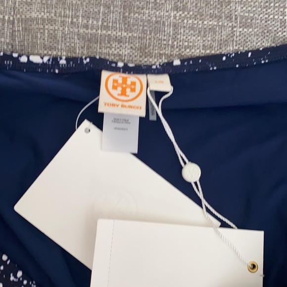 Tory Burch Navy Glow Dot L Bottom NWT - Picture 3 of 7